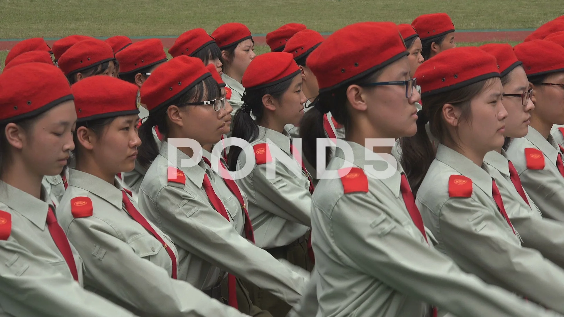 diane rugg recommends chinese girl dancing in military uniform pic