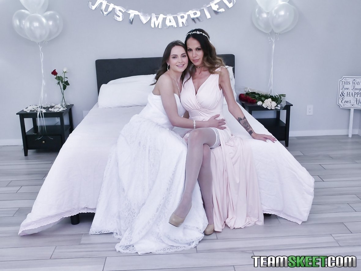 lesbian bride porn