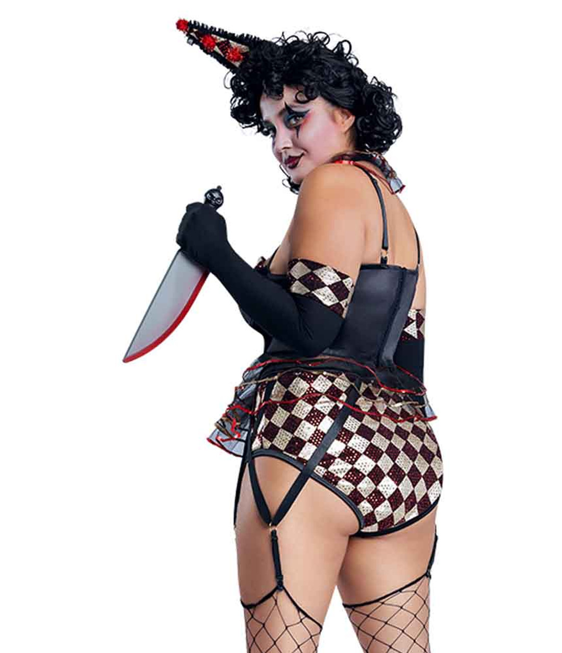 sexy clown cosplay