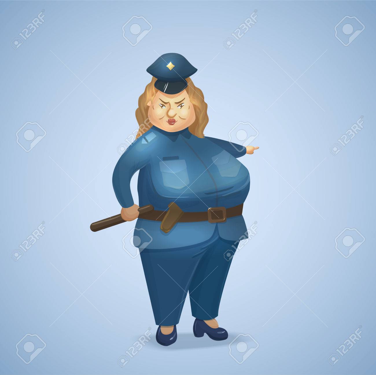 Best of Fat policewoman