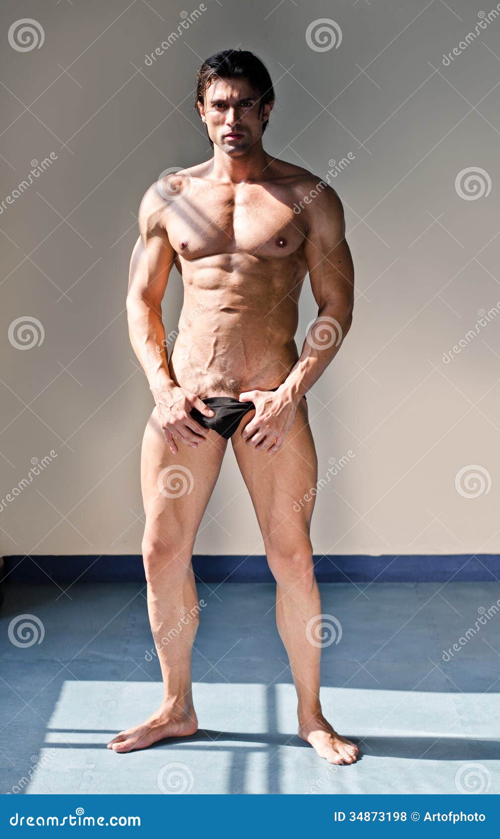 muscular naked