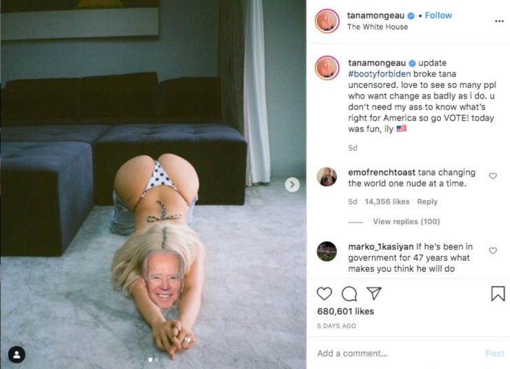 Tana Mongeau Nude ass craempaei