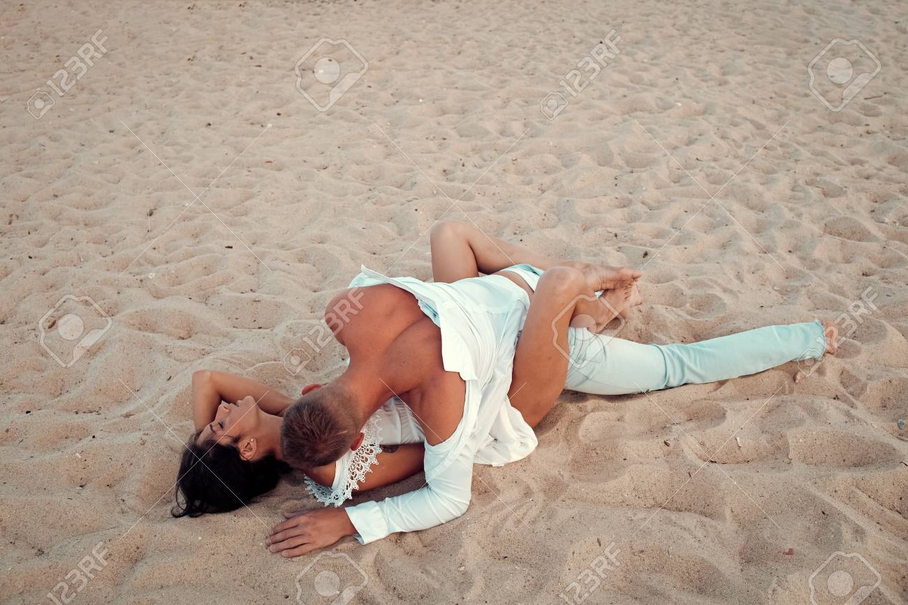 danny smiths add making love on the beach photo