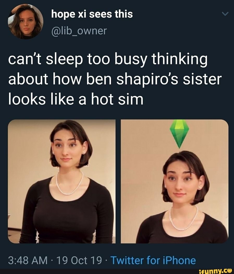 ben shapiro sister tits