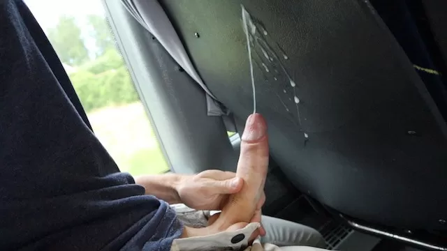 jerking off on a bus