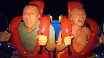 allan zhou recommends tits come out on slingshot ride pic