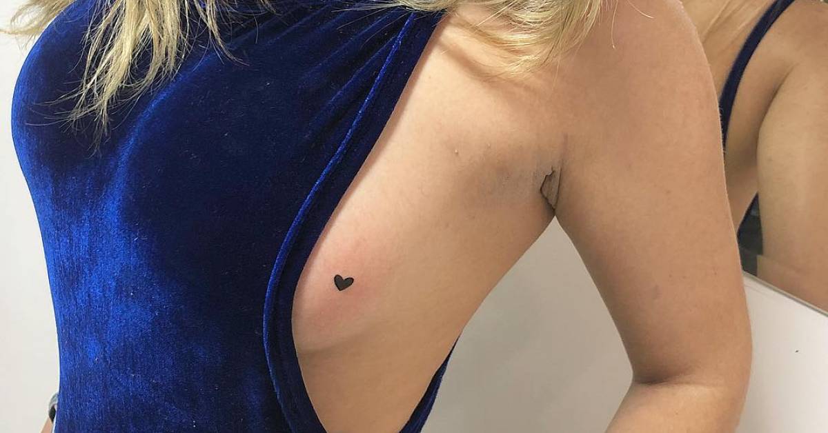 Best of Small boob tattoos