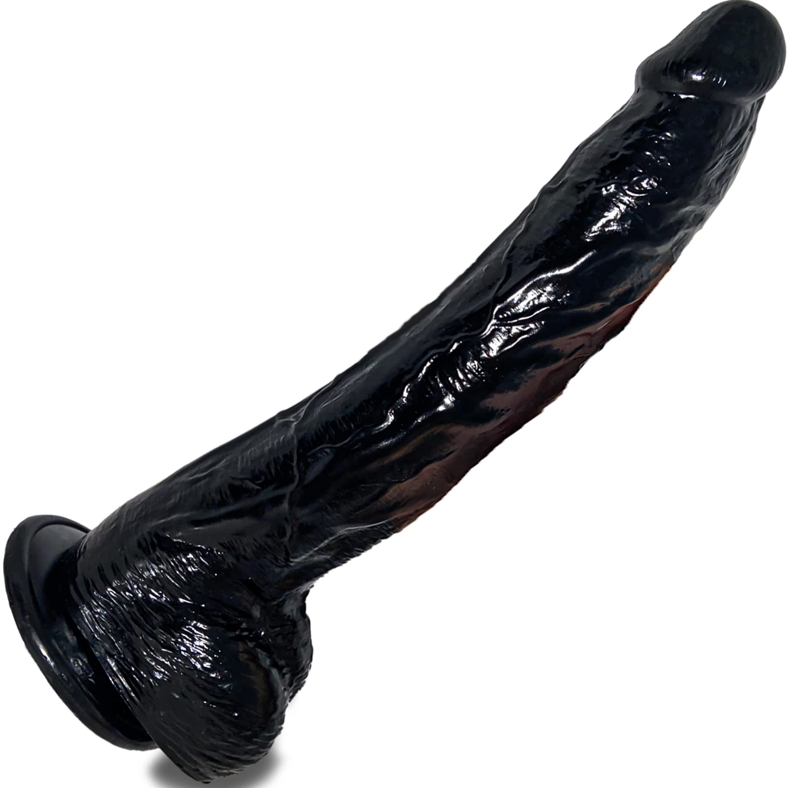 Big Black Dildos in satin