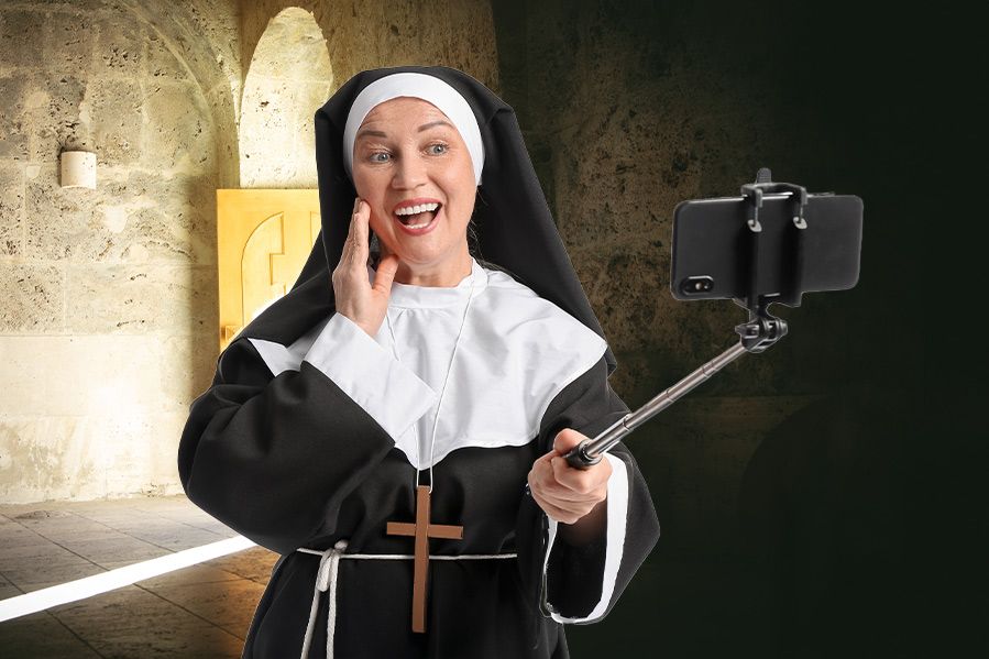 nun porn italian