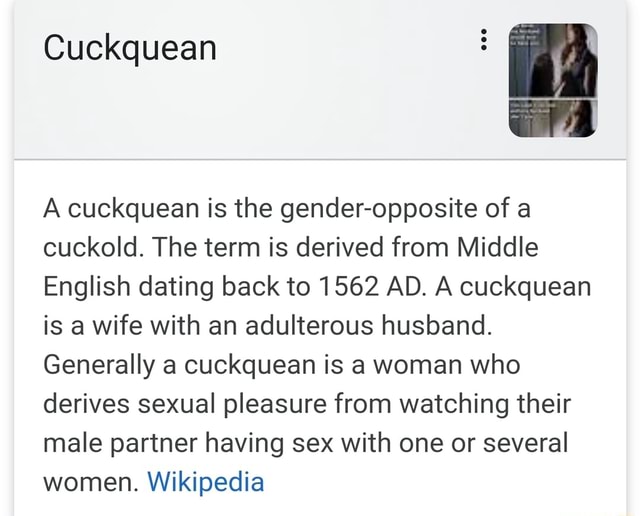 Best of Cuckquean wife