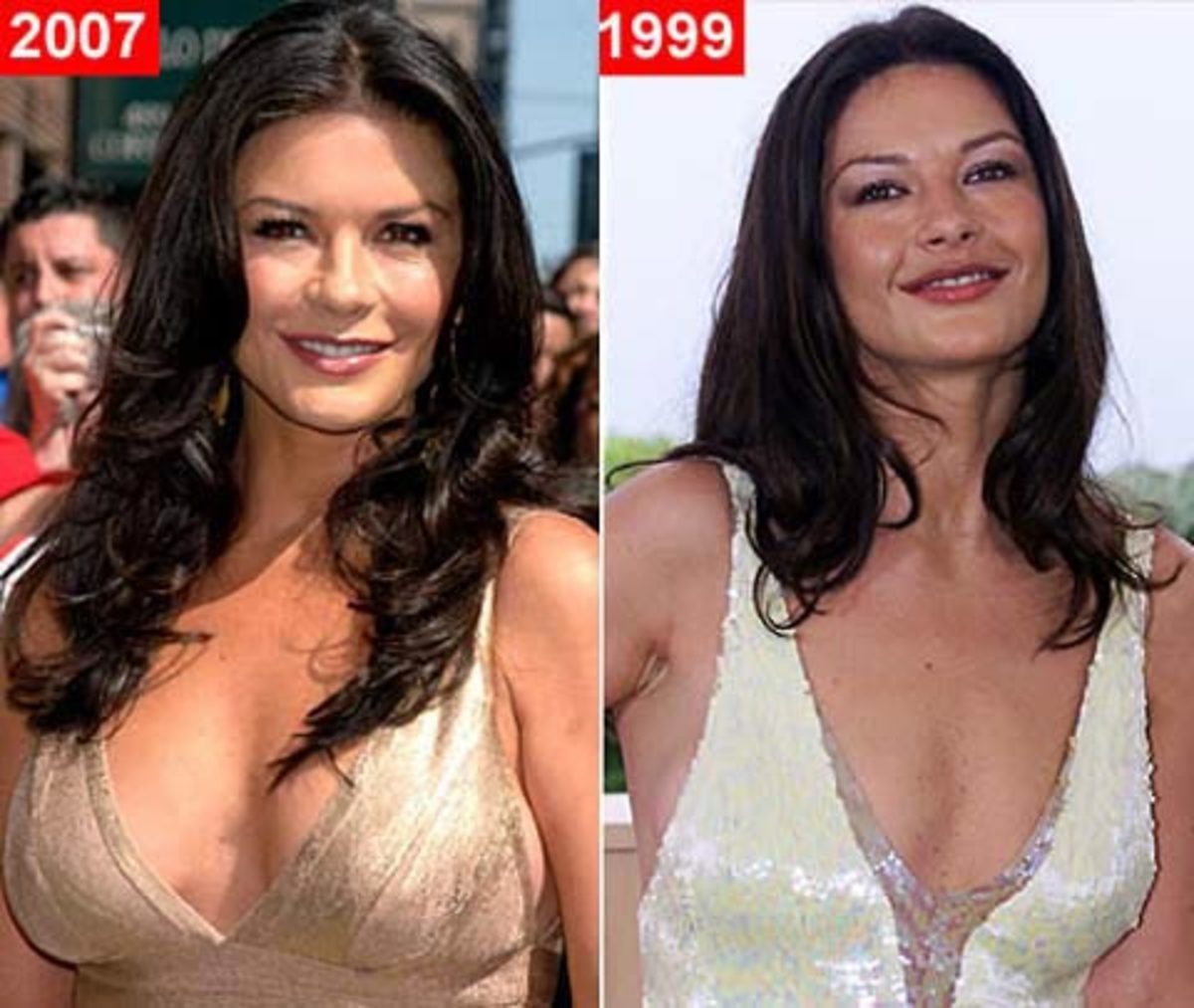 dan talley share catherine zeta jones cleavage photos