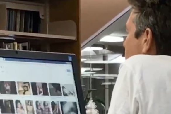 ariel pulver add guy watching porn photo