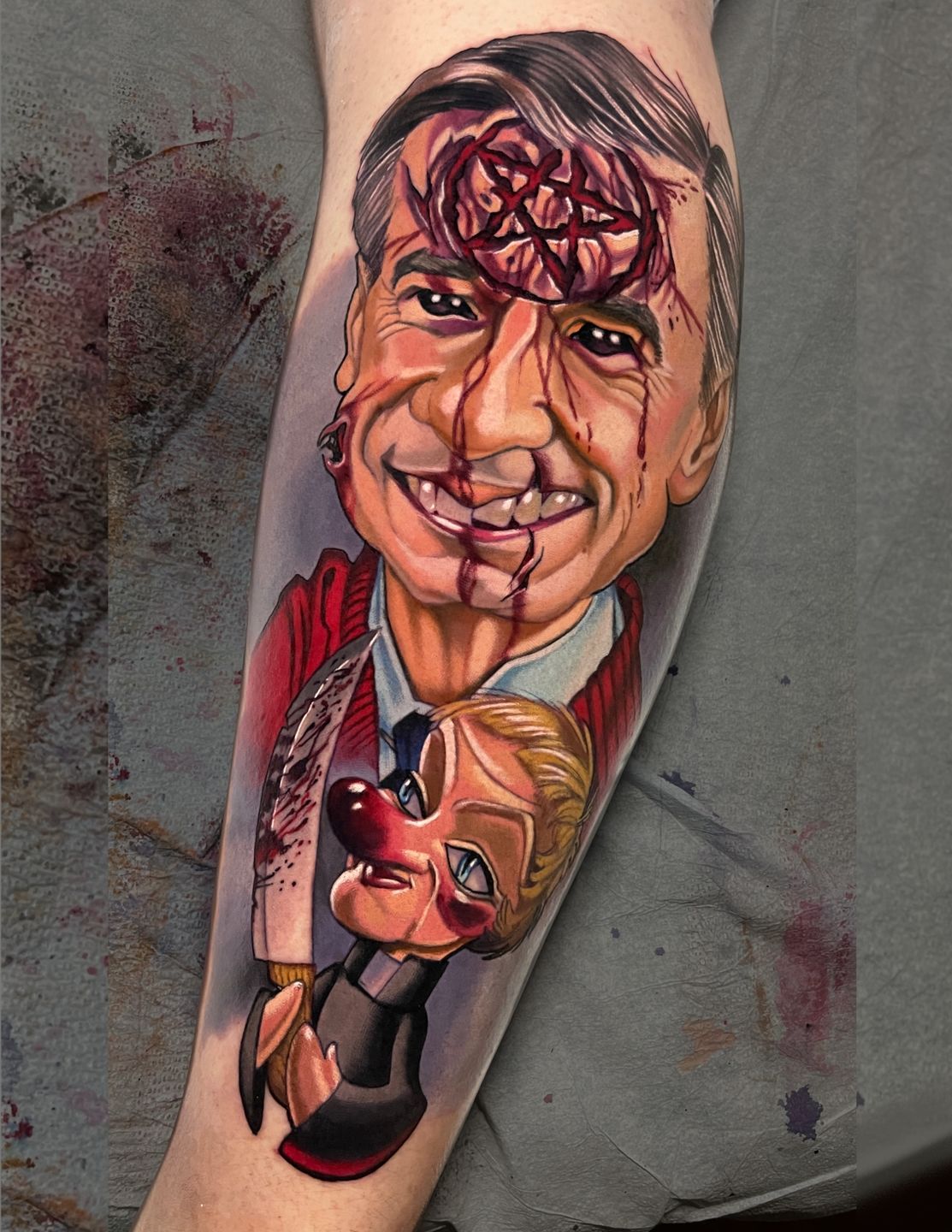 mr rogers tattoos