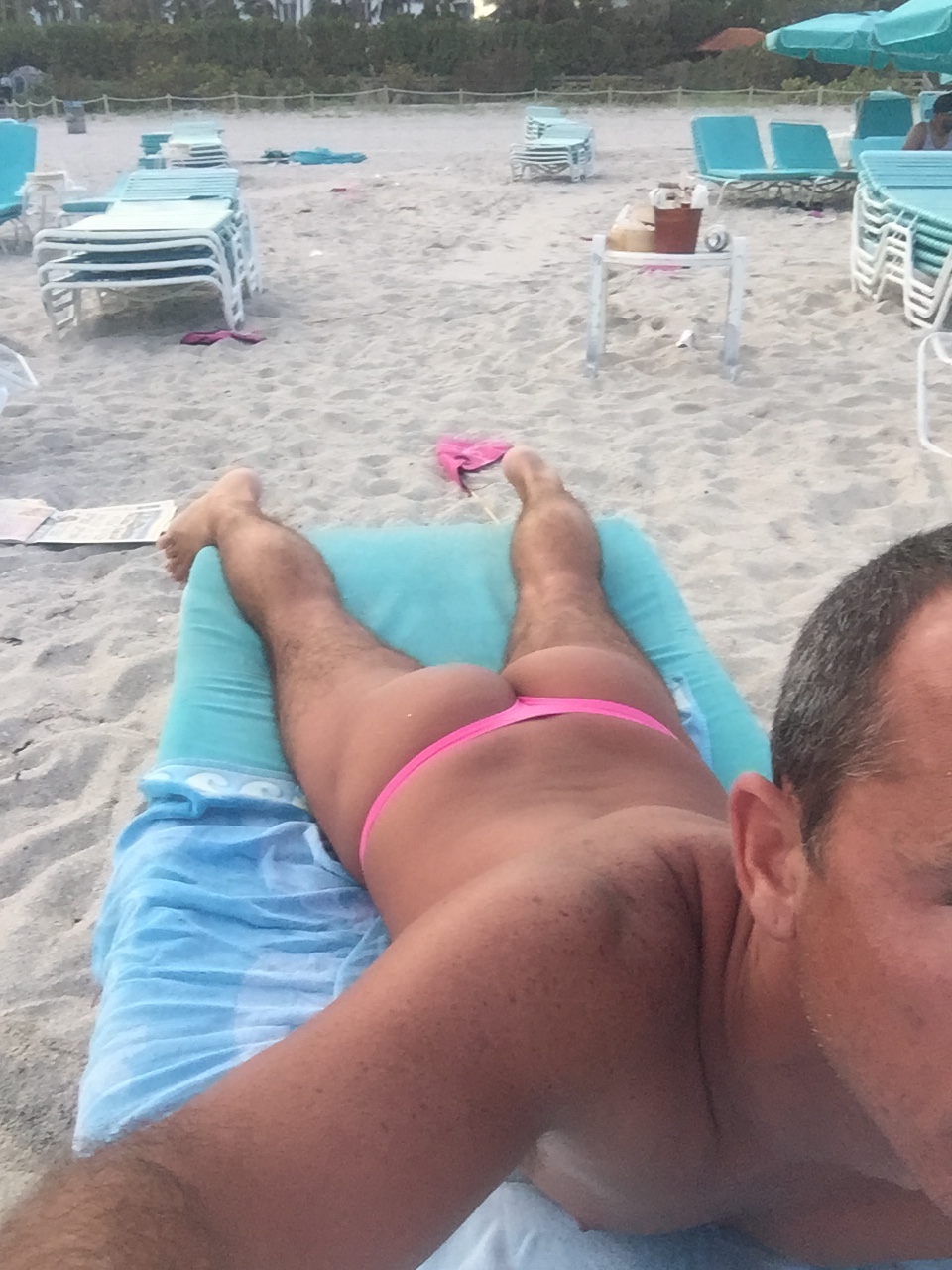 andrea shavers add photo men thong beach