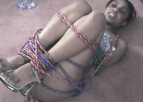 athira ravindran recommends ebony hogtied pic