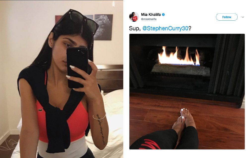 angela melkonian recommends mia khalifa foot porn pic