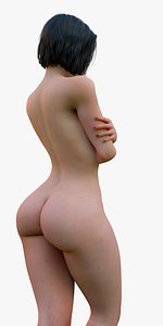 3d nude female