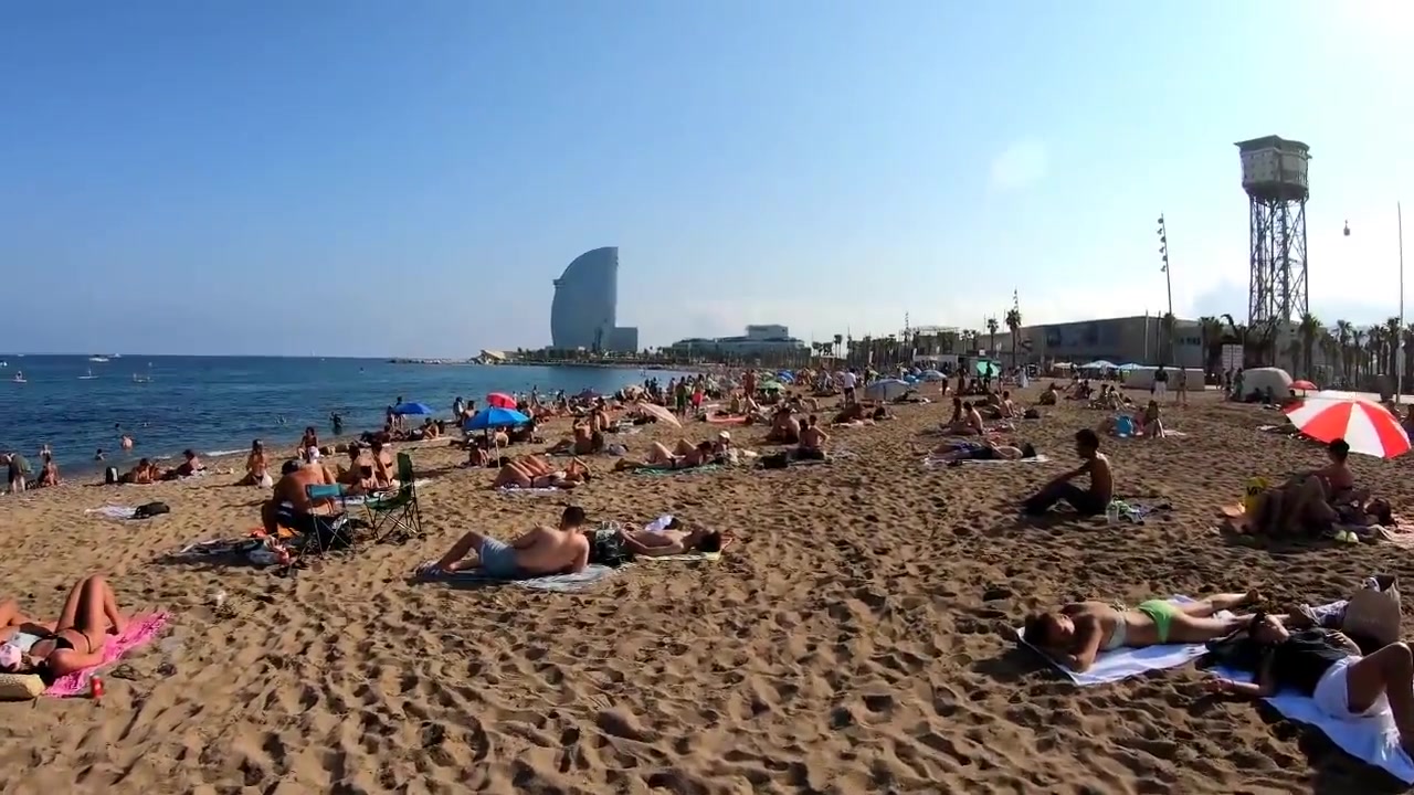 bianca semana recommends barcelona beach tits pic