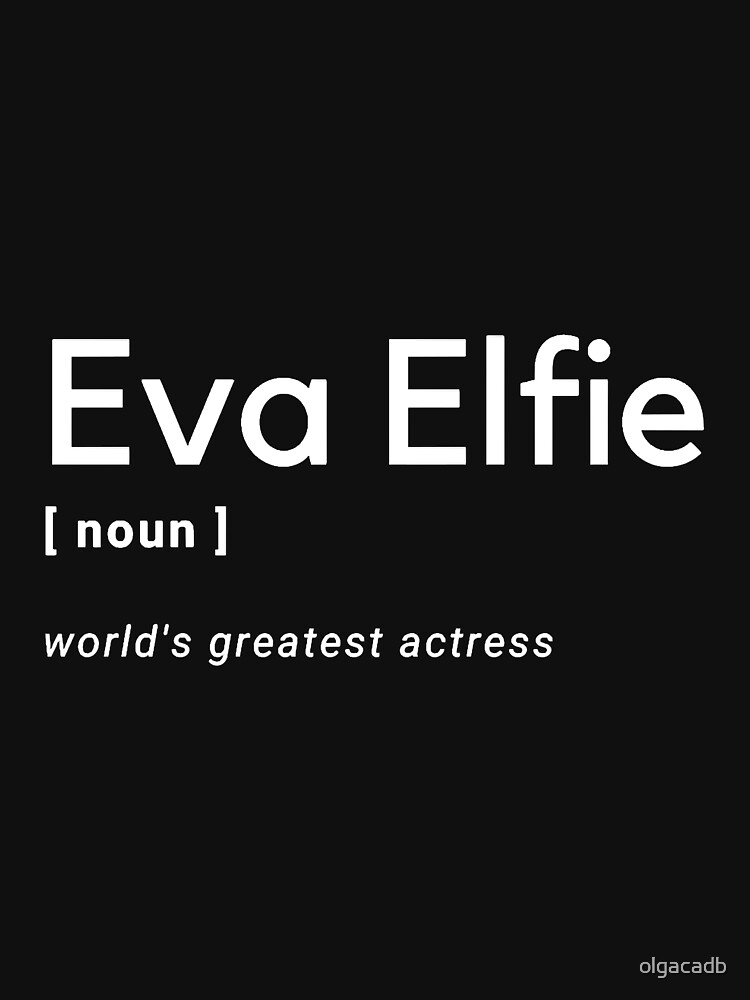 amy khong recommends eva elfie black pic