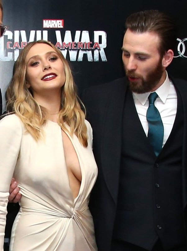 Best of Elizabeth olsen big boobs