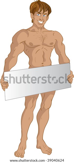 cartoon nude men