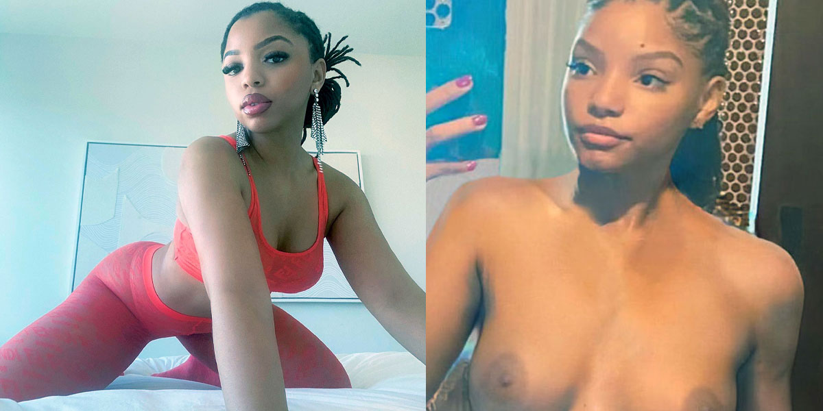 halle bailey nude