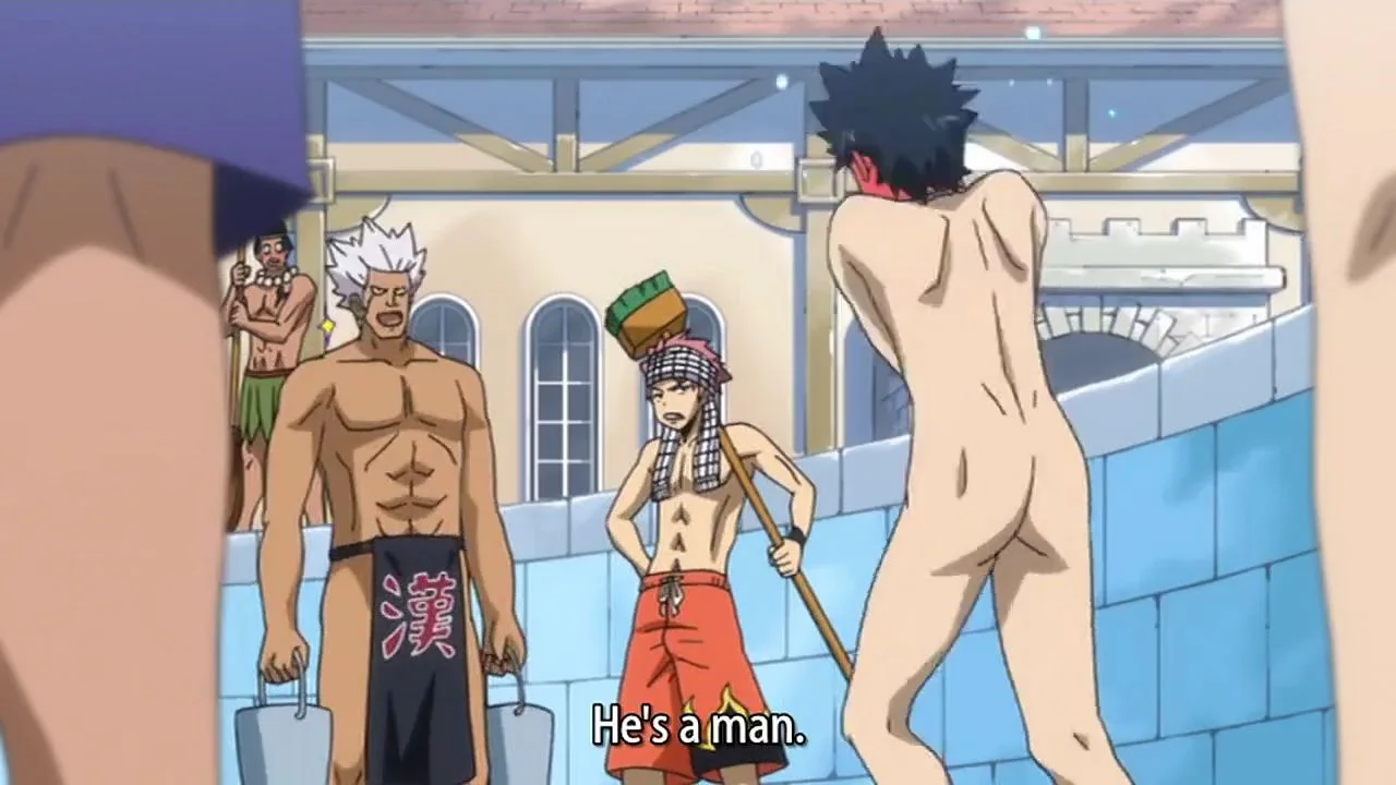 Best of Naked anime guy