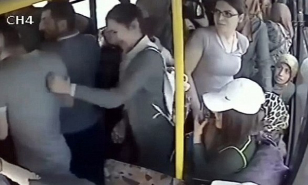 women groped on bus