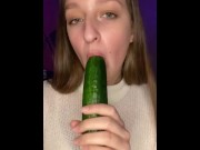 ben theis recommends Deep Throat Cucumber