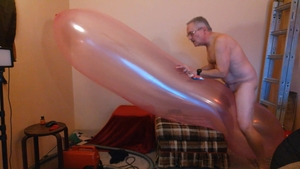 Humping Balloon Porn public gif