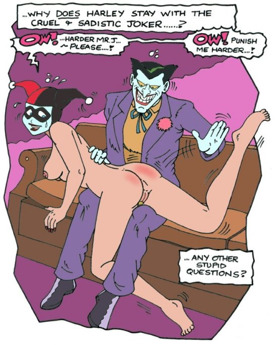 bryan blanton recommends harley quinn gets spanked pic