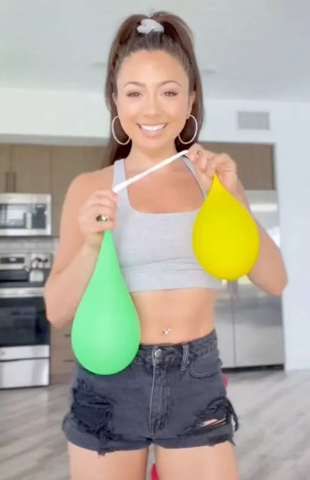 cynthia aryanti recommends huge balloon tits pic