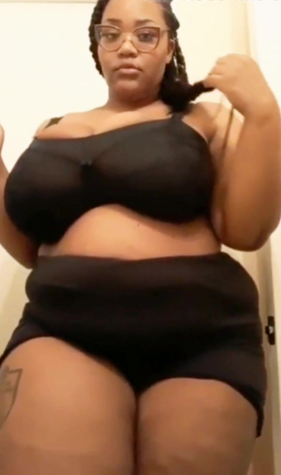 huge ebony areolas