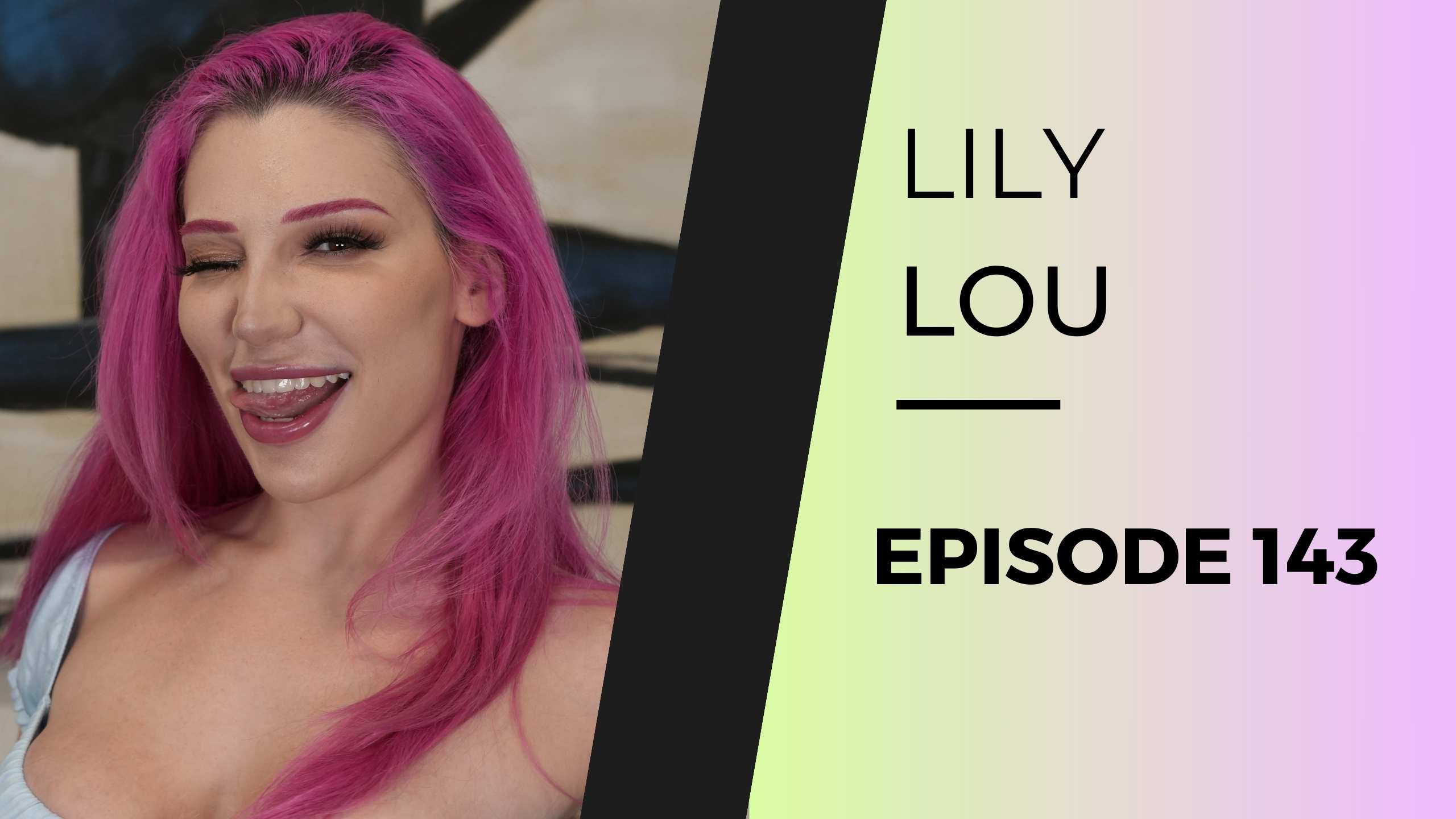 lily lou pink hair