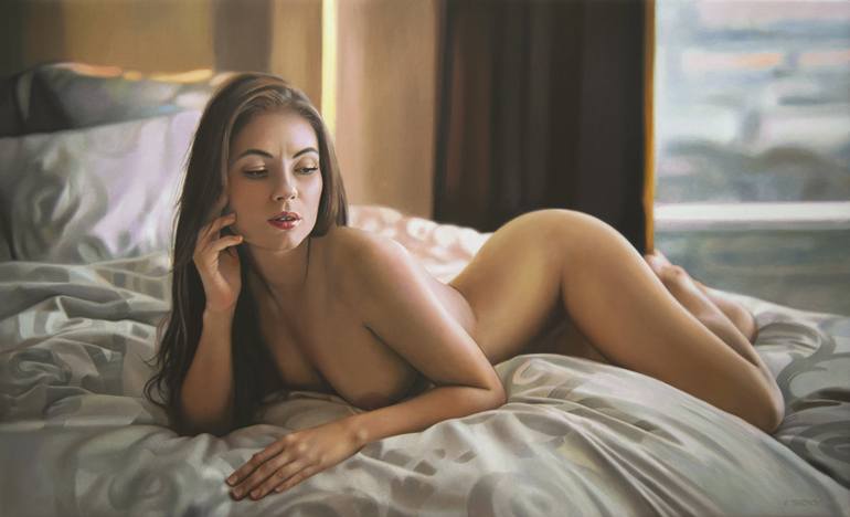 naked woman on the bed