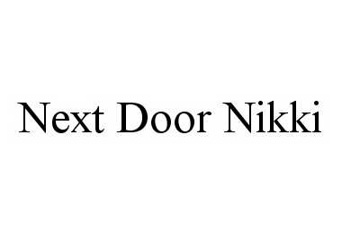 blessie pascual recommends Next Door Niki