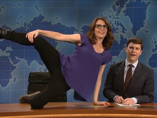 tina fey toppless